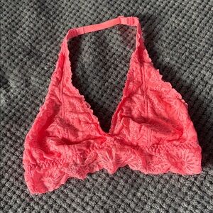 Victoria's Secret Coral Lace Bralette
